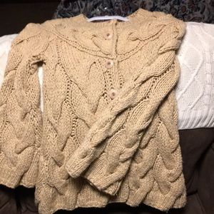 Camel colored chunky sweater